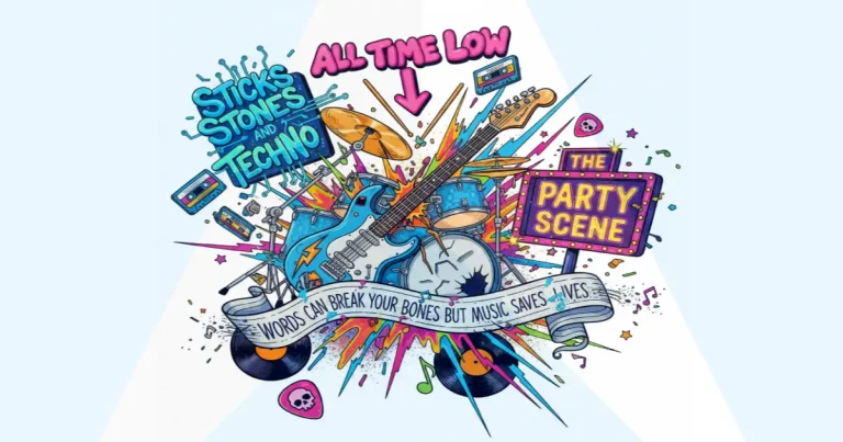 Makna Lagu All Time Low - Sticks Stones and Techno