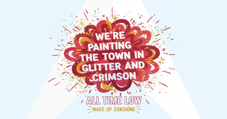 Makna Lagu All Time Low - Glitter & Crimson