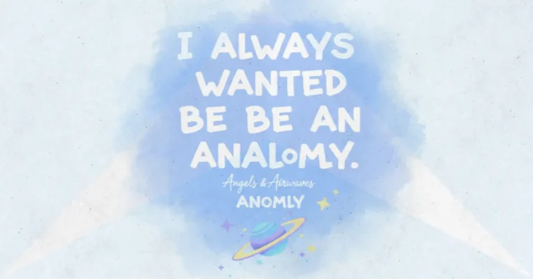 Lirik dan makna lagu Anomaly Angels & Airwaves