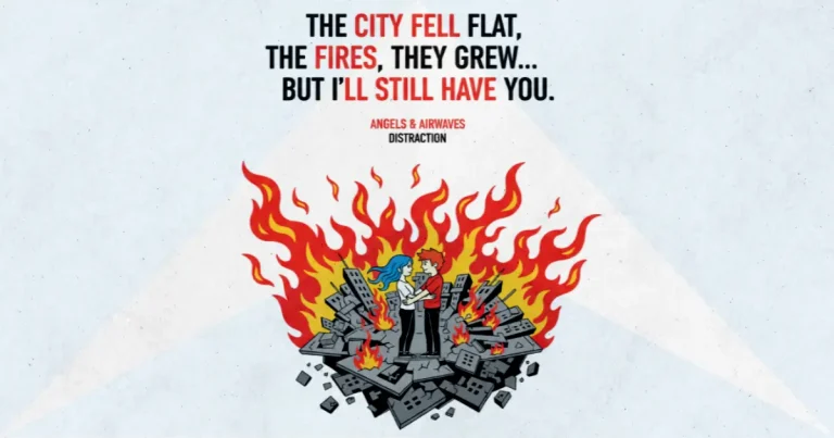 Lirik dan makna lagu Distraction Angels & Airwaves