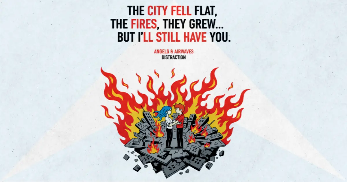 Lirik dan makna lagu Distraction Angels & Airwaves