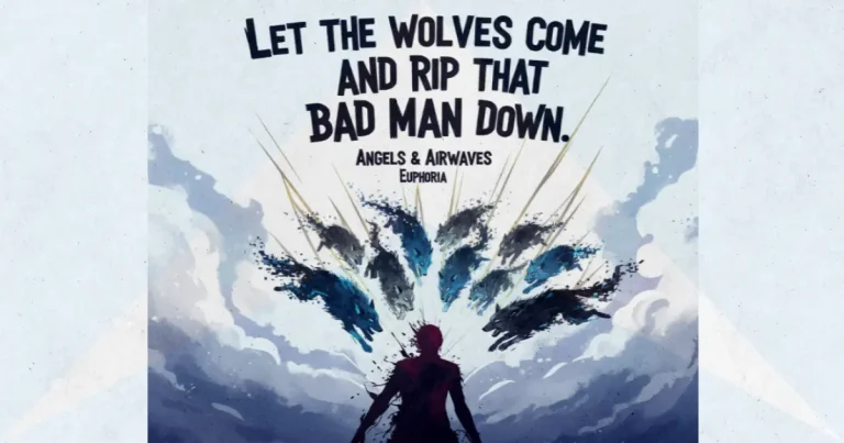 Lirik dan makna lagu Euphoria Angels & Airwaves