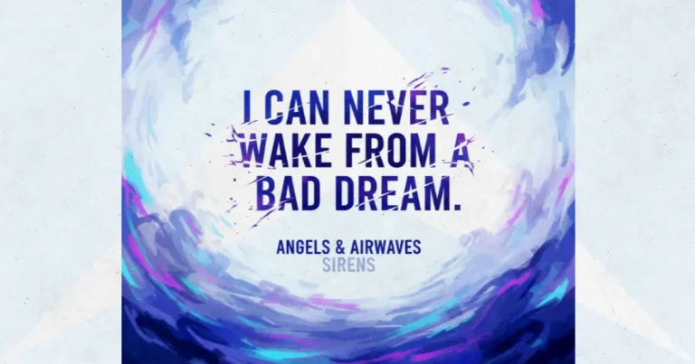 Lirik dan makna lagu Sirens Angels & Airwaves