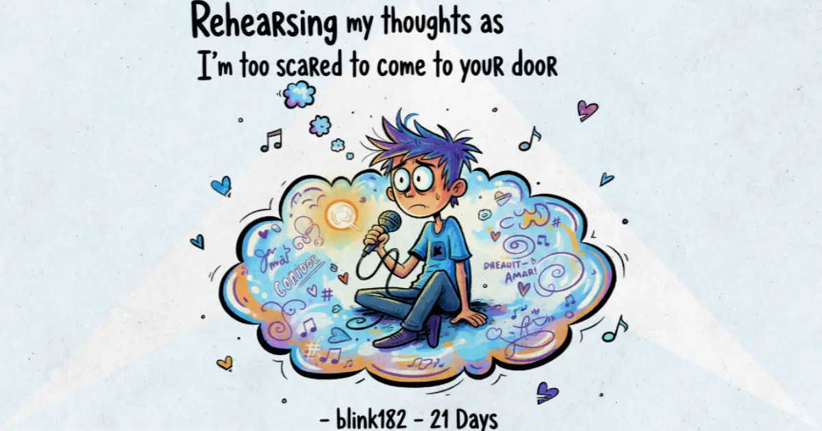 Makna dan lirik lagu 21 Days Blink182