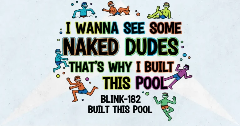 Makna dan lirik lagu Built This Pool Blink182