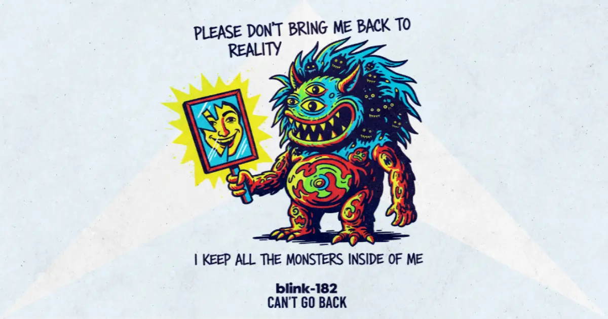 Makna dan lirik lagu CAN'T GO BACK Blink182