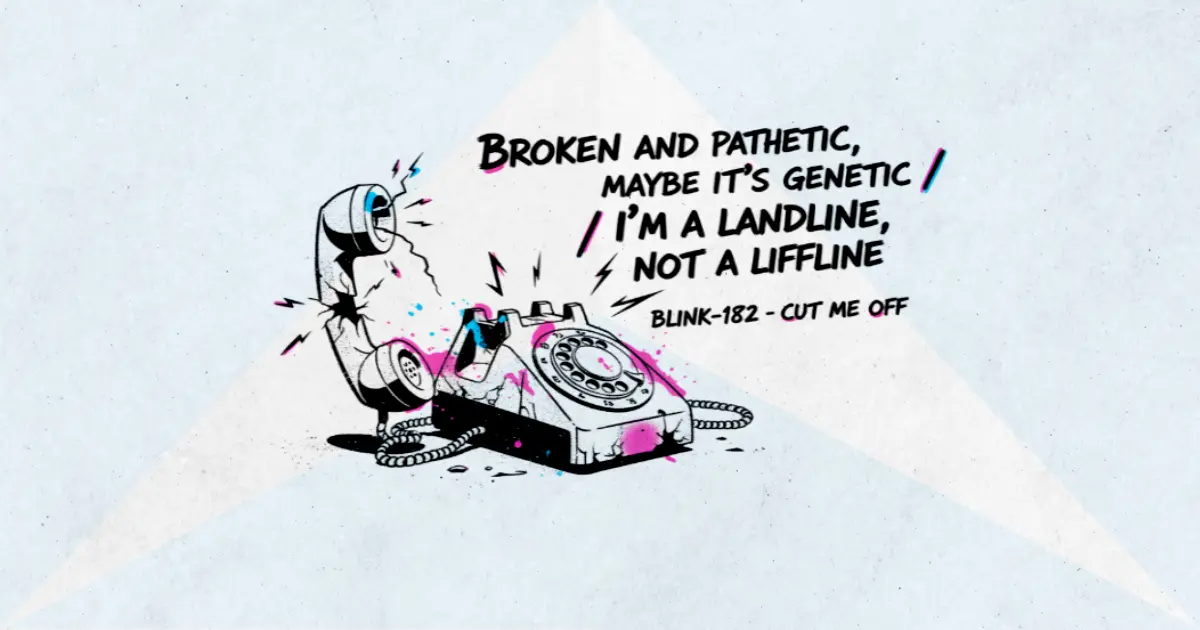 Makna dan lirik lagu CUT ME OFF Blink182