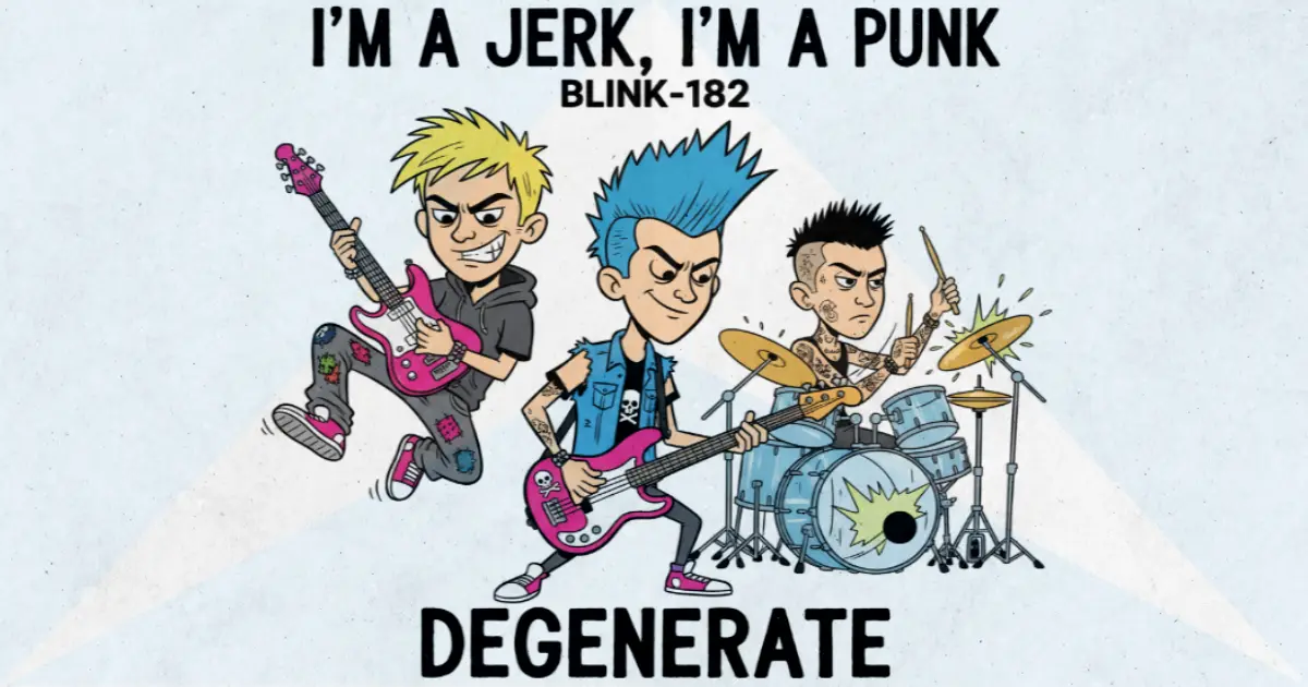 Makna dan lirik lagu Degenerate Blink182