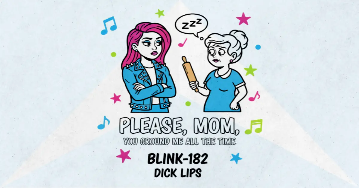 Makna dan lirik lagu Dick Lips Blink182
