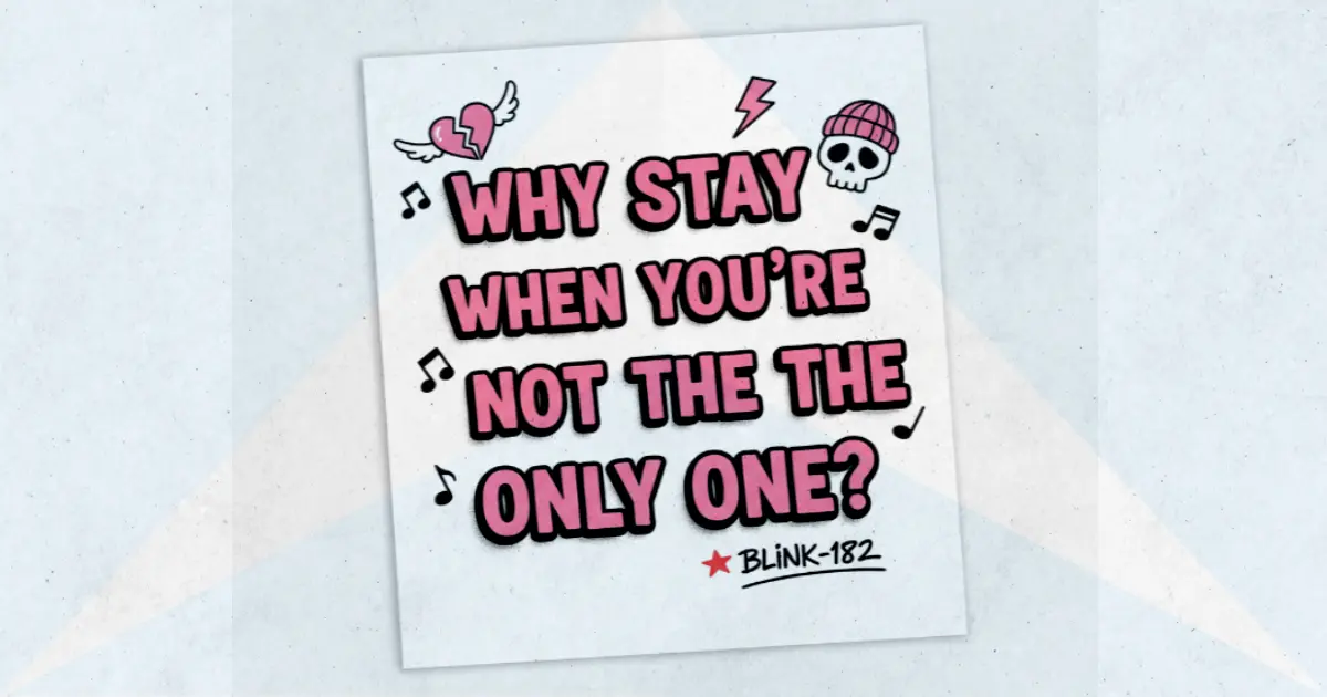 Makna dan lirik lagu Emo Blink182