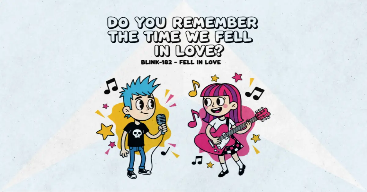 Makna dan lirik lagu FELL IN LOVE Blink182