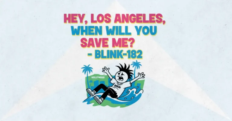 Makna dan lirik lagu Los Angeles Blink182