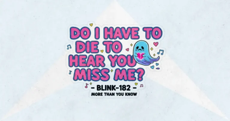 Makna dan lirik lagu MORE THAN YOU KNOW Blink182