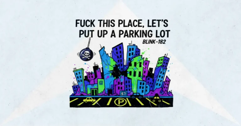 Makna dan lirik lagu Parking Lot Blink182