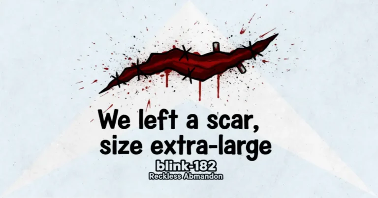 Makna dan lirik lagu Reckless Abandon Blink182
