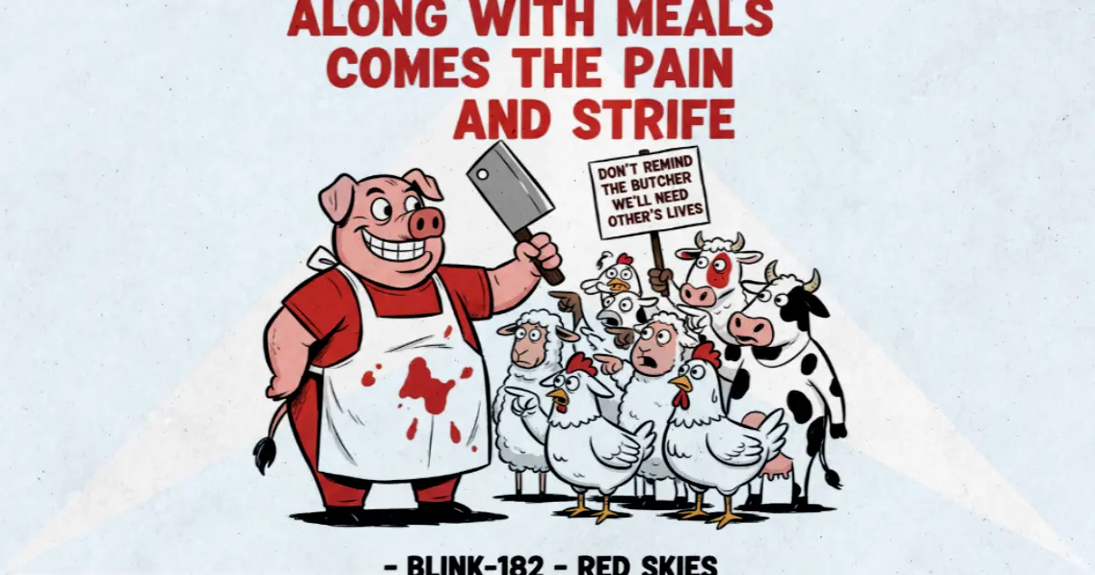 Makna dan lirik lagu Red Skies Blink182