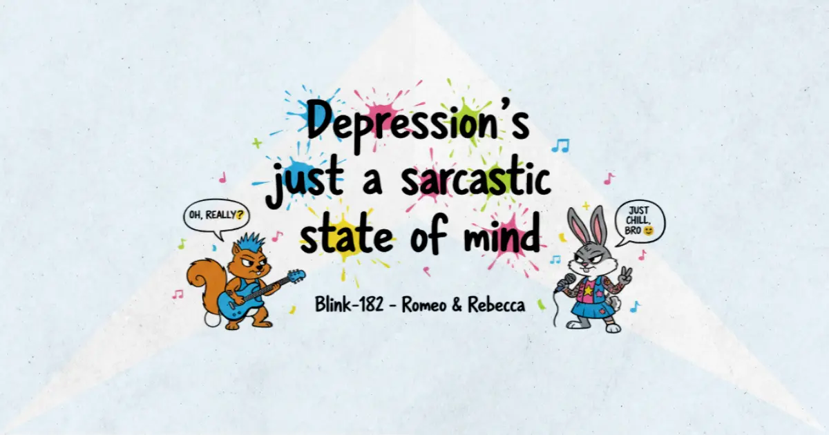 Makna dan lirik lagu Romeo & Rebecca Blink182