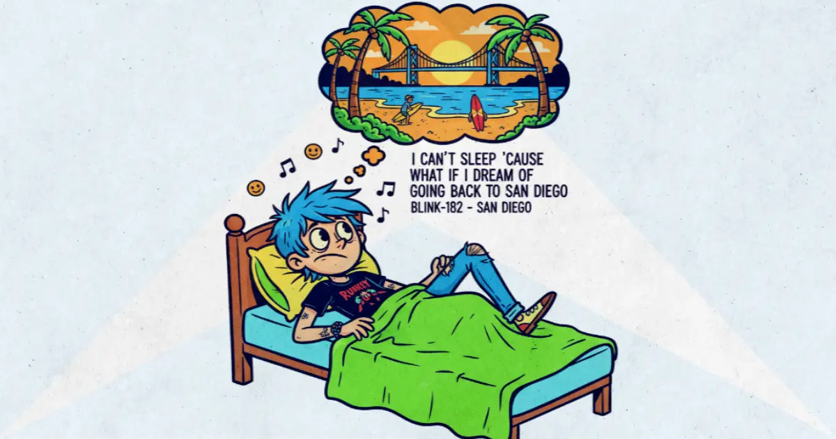 Makna dan lirik lagu San Diego Blink182