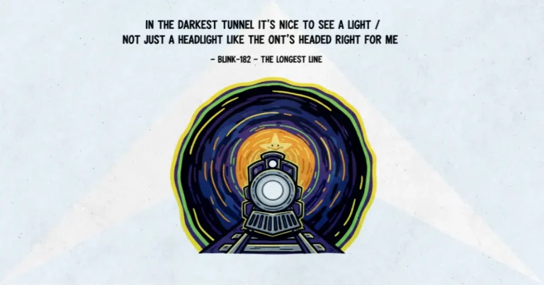 Makna dan lirik lagu The Longest Line Blink182