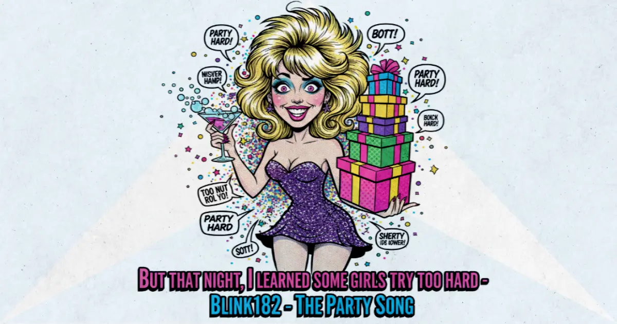 Makna dan lirik lagu The Party Song Blink182