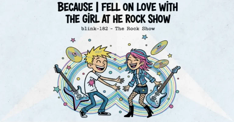 Makna dan lirik lagu The Rock Show Blink182