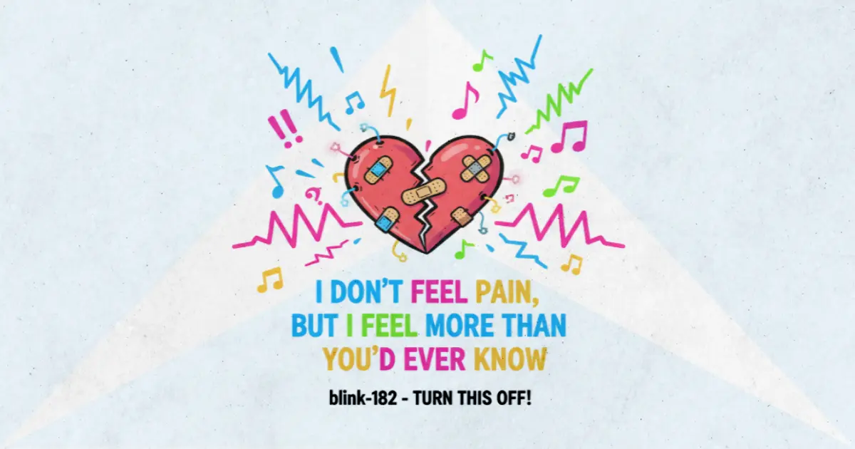 Makna dan lirik lagu TURN THIS OFF! Blink182