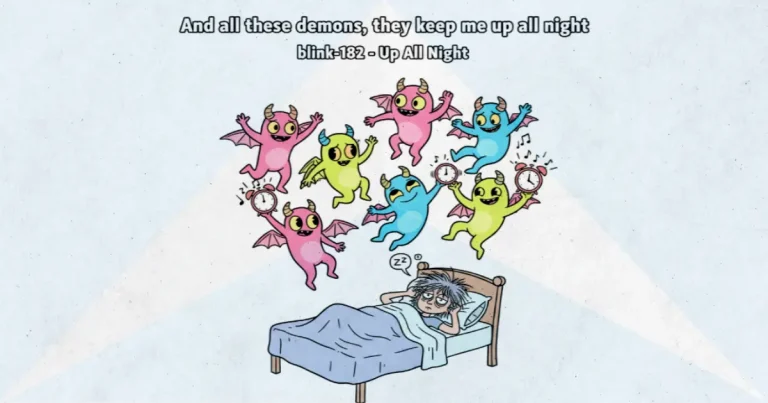 Makna dan lirik lagu Up All Night Blink182