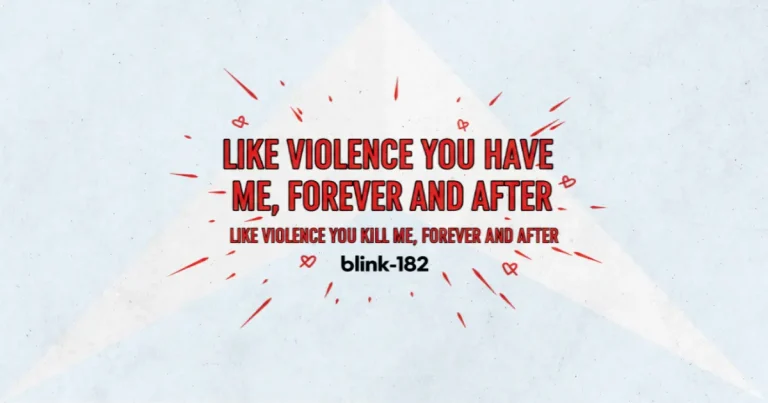 Makna dan lirik lagu Violence Blink182